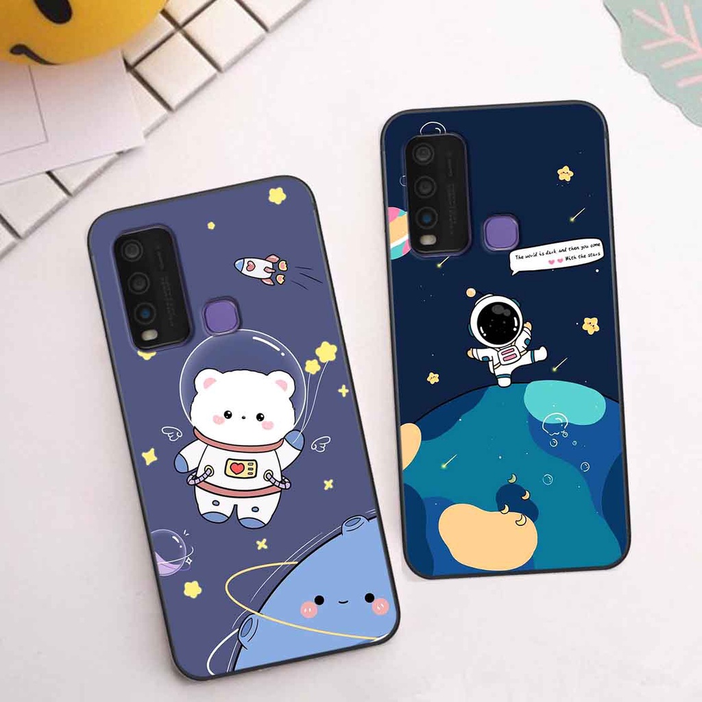 Ốp Vivo Y30 / Y50 in hình vũ trụ, phi hành gia bầu trời cute dễ thương