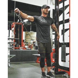 Áo tập gym nam cộc tay ASRV thun lạnh co giãn 4 chiều,áo gym nam siêu mát thấm hút