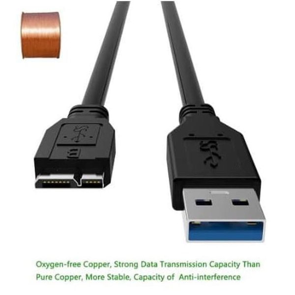 Dây Cáp Ổ Cứng Ngoài Micro Usb Type B Usb 3.0 30cm