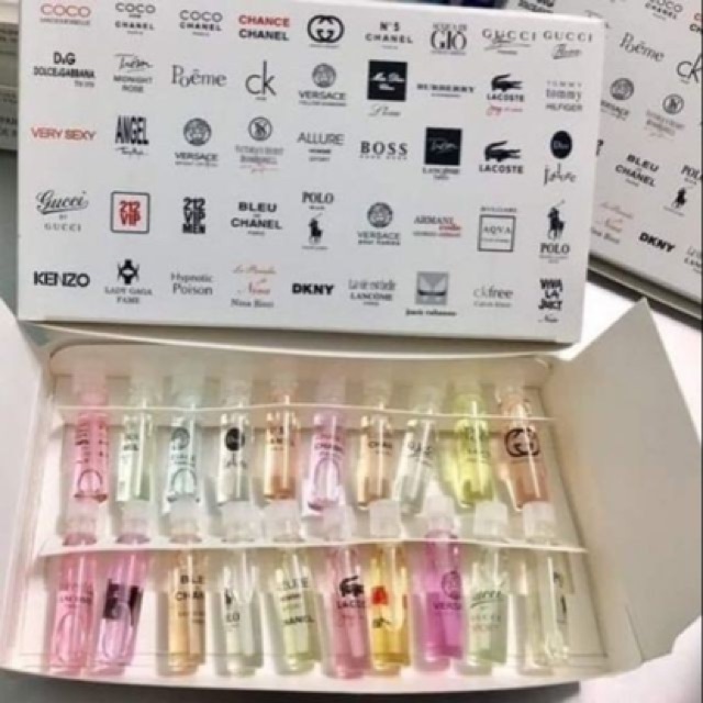 Bộ nước hoa mini hộp 20 mùi hương | BigBuy360 - bigbuy360.vn