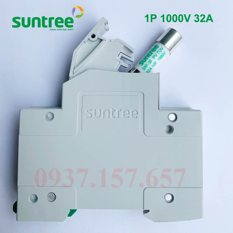 Cầu chì suntree 1P 15A,20A,32A 1000VDC SRD-30 cho năng lượng mặt trời