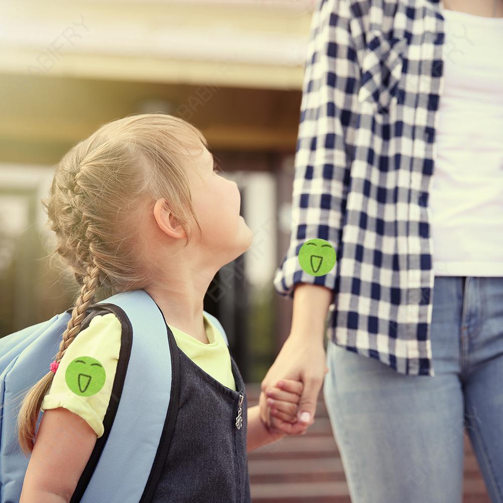 Set 6 miếng dán hình biểu tượng cảm xúc chống muỗi đáng yêu dành cho trẻ em