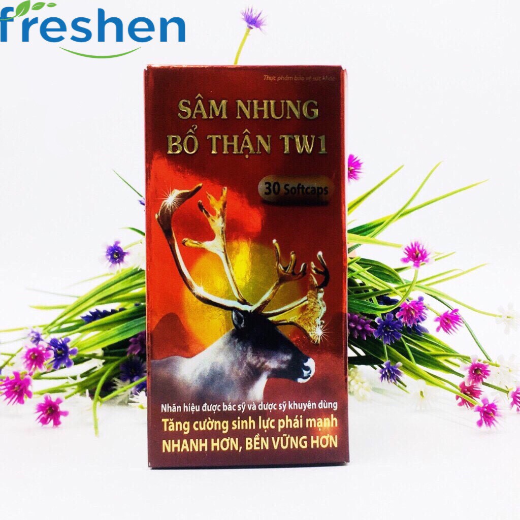 Sâm nhung bổ thận TW1 Bổ thận, tráng dương, mạnh gân cốt Lọ 30 viên