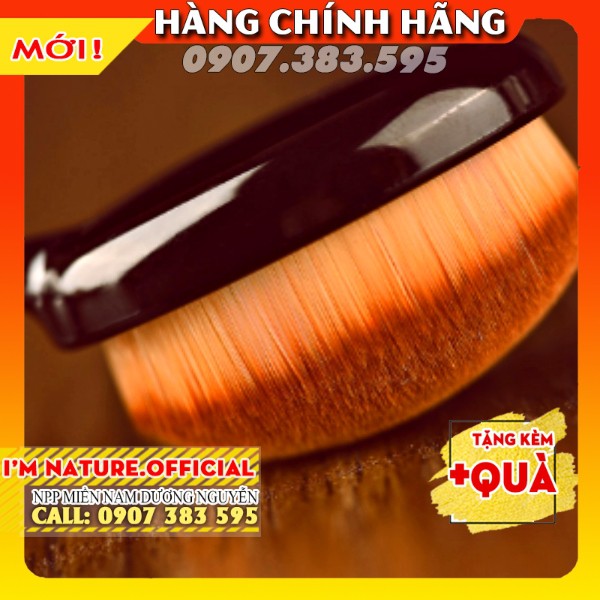 Cọ Tán Kem Nền Phấn Phủ Hình Oval Tiện Lợi