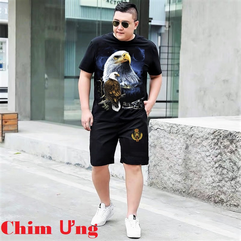 Áo thun nam cho người béo 68kg đến108kg, Áo thun Big size nhiều mẫu đẹp chất thun lạnh co dãn không xù lông