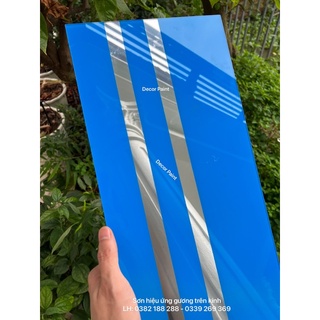 Sơn hiệu ứng gương trên kính và tấm mica trong Decor Paint