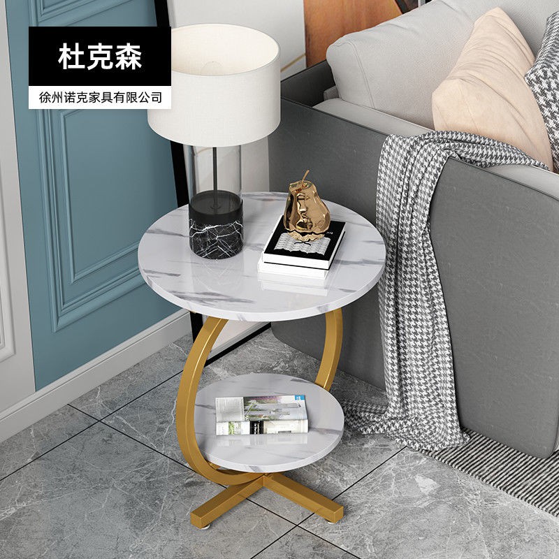 ✎♧Bàn cà phê nhỏ đơn giản phòng khách căn hộ chung cư mini trà tròn ngủ đầu giường sofa tủ bên cạnh