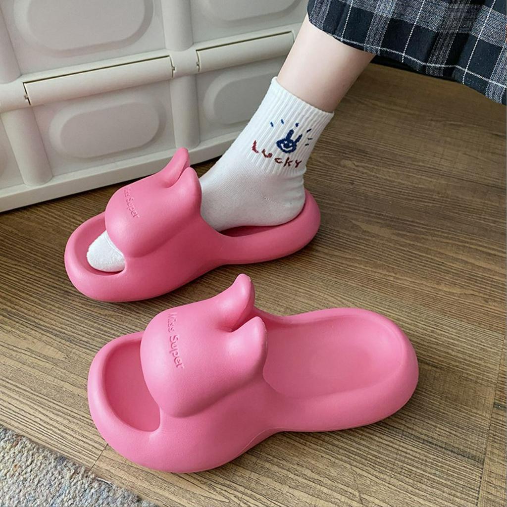 Dép Nữ Tai Thỏ Miss Super Chất Lệu EVA Siêu Nhẹ