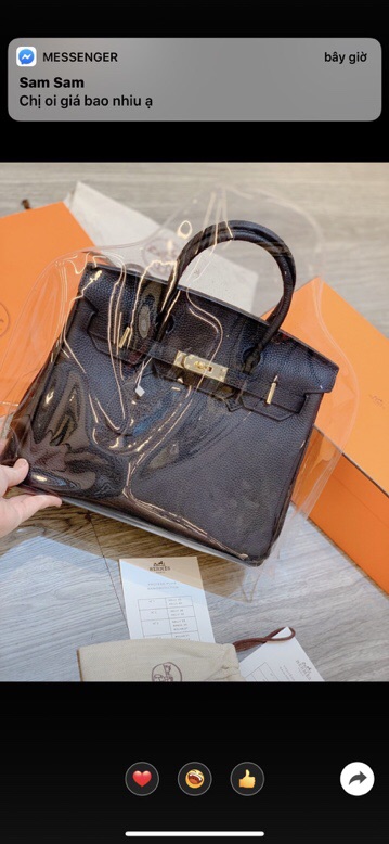 Túi Hm Birkin togo size 30