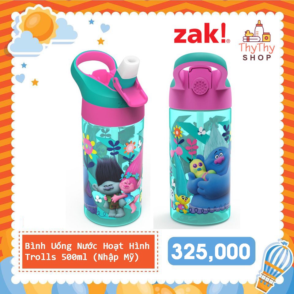 BÌNH NƯỚC CAO CẤP CHO BÉ ZAK Designs