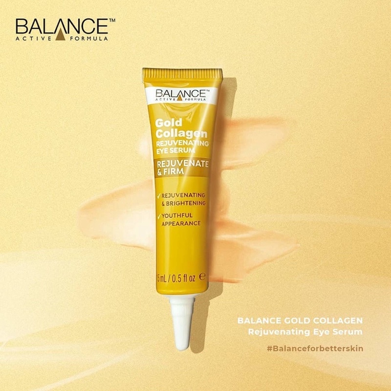 Serum Tái Tạo Và Dưỡng Da Mắt Balance Active Formula Gold Collagen Rejuvenating eye 15ml