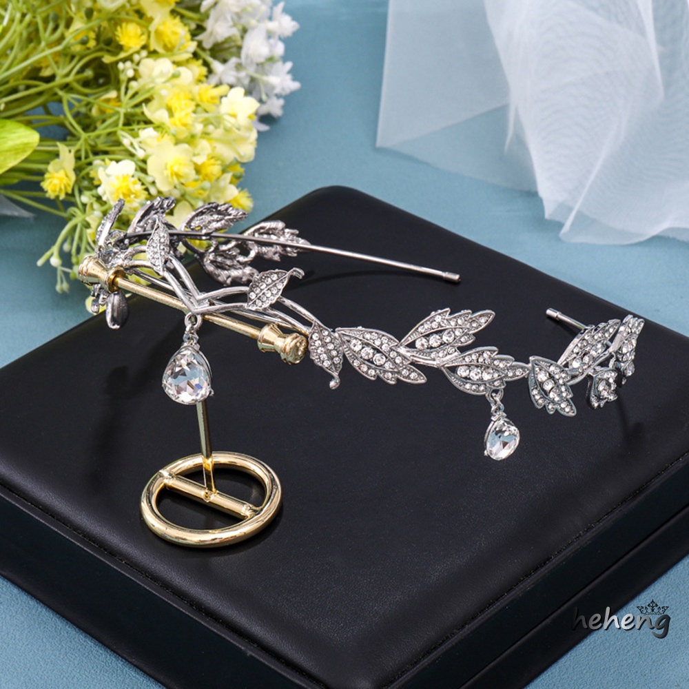 Cài Tóc Hình Vương Miện Đính Đá Không Gây Dị Ứng Thời Trang Cho Nữ