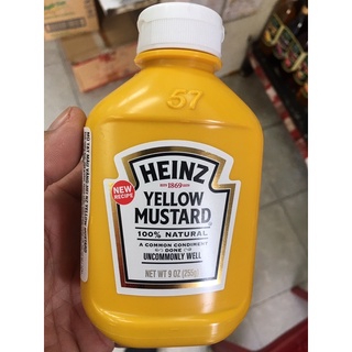 mù tạt vàng Hein yellow Mustard 255gr