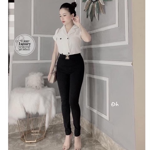 Quần Legging cạp cao không đường may / Hàng cao cấp