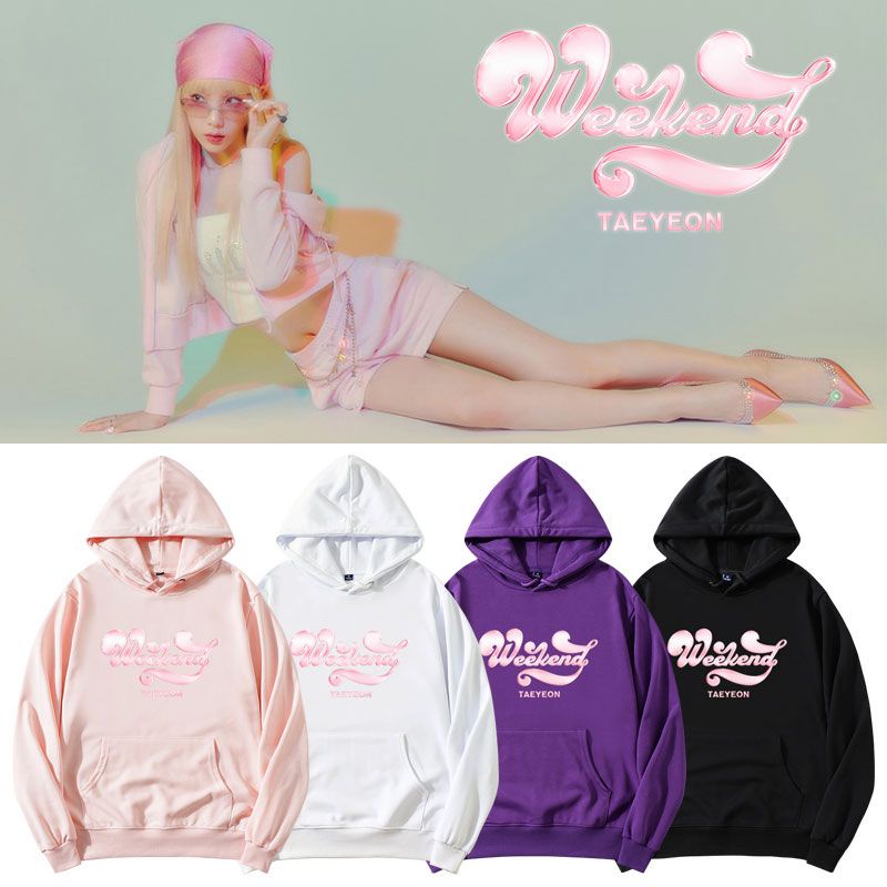 Áo hoodie Taeyeon SNSD/Girls' Generation - Weekend