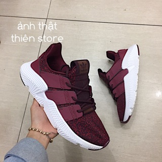 Ảnh thật - Có sẵn giày thể thao Adidas Prophere đỏ mận