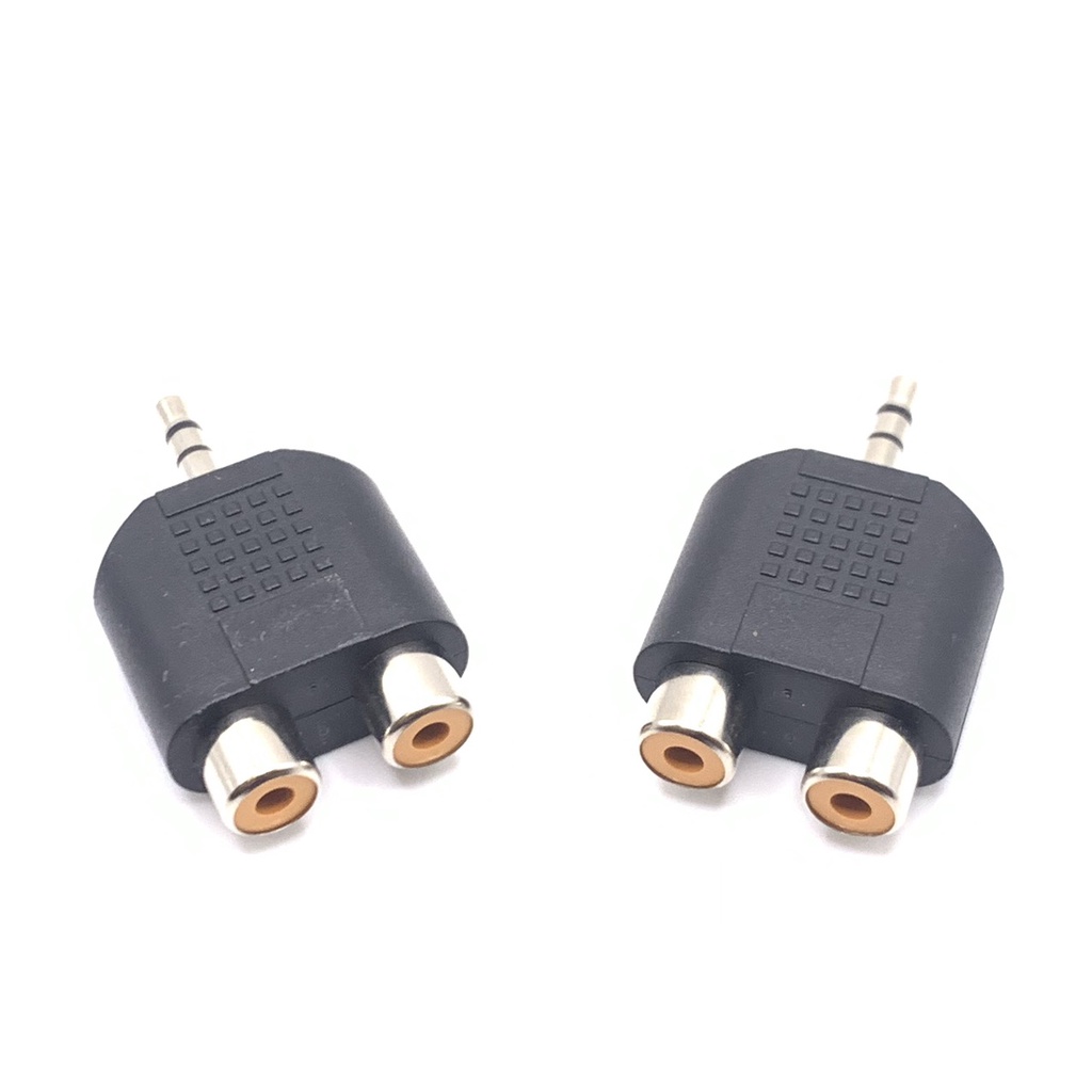 Jack 3.5  Ra 2 Đầu Hoa Sen  SAB-01 - Jack Chuyển 3.5 Chất Lượng - Đầu Chia Jack 3.5 Lỗi 1 Đổi 1 Trong 7 Ngày