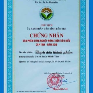 1 kg thạch dừa thô Minh Tâm