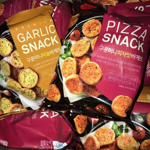 Snack Bánh mì sấy vị bơ tỏi/pizza Samlip gói 120g