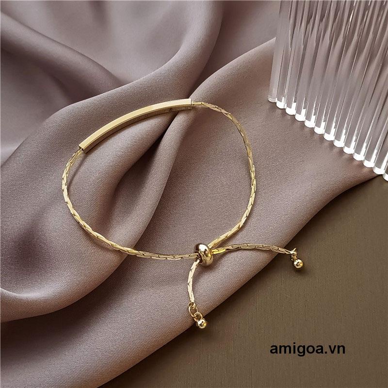 ✨✨Vòng đeo tay có thể điều chỉnh kích thước đơn giản xinh xắn dành cho nữ