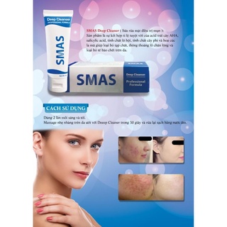 Sữa rửa mặt Deep Cleanser Professional Formula Smas 60g