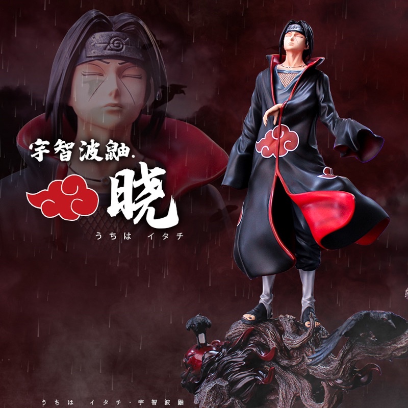 Mô hình figure nhân vật Itachi Uchiha Anbu / Akatsuki trong Naruto full đế