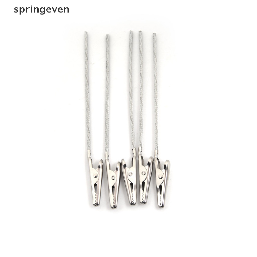 Bộ 10 Kẹp Cá Sấu Kim Loại Dài 10cm Cách Điện