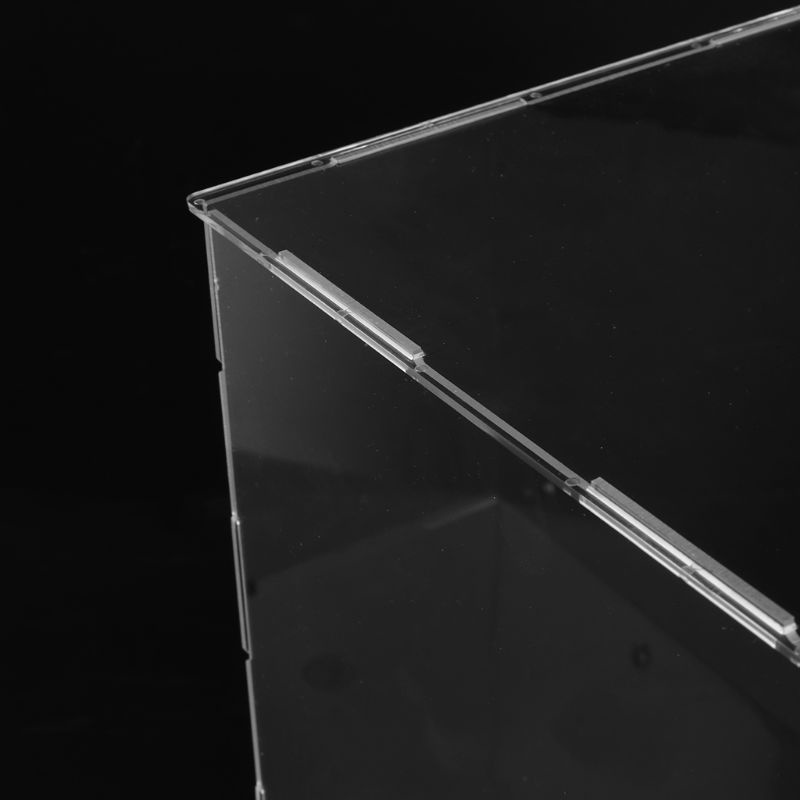 Hộp Trưng Bày Mô Hình WMMB Bằng Acrylic Trong Suốt Chống Bụi Có Đèn LED Nhiều Màu
