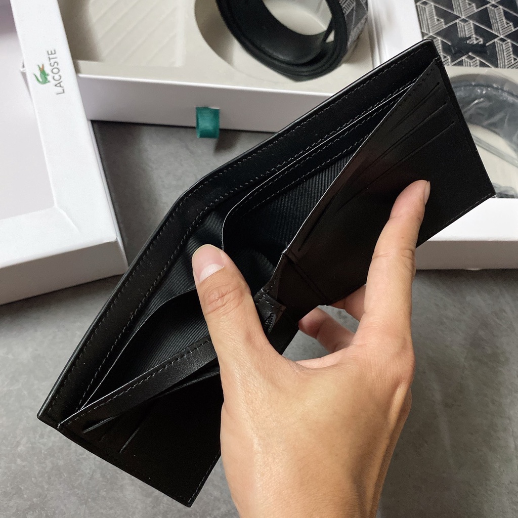 Set nịt ví nam hoạ tiết + nịt gài hoạ tiết - S231