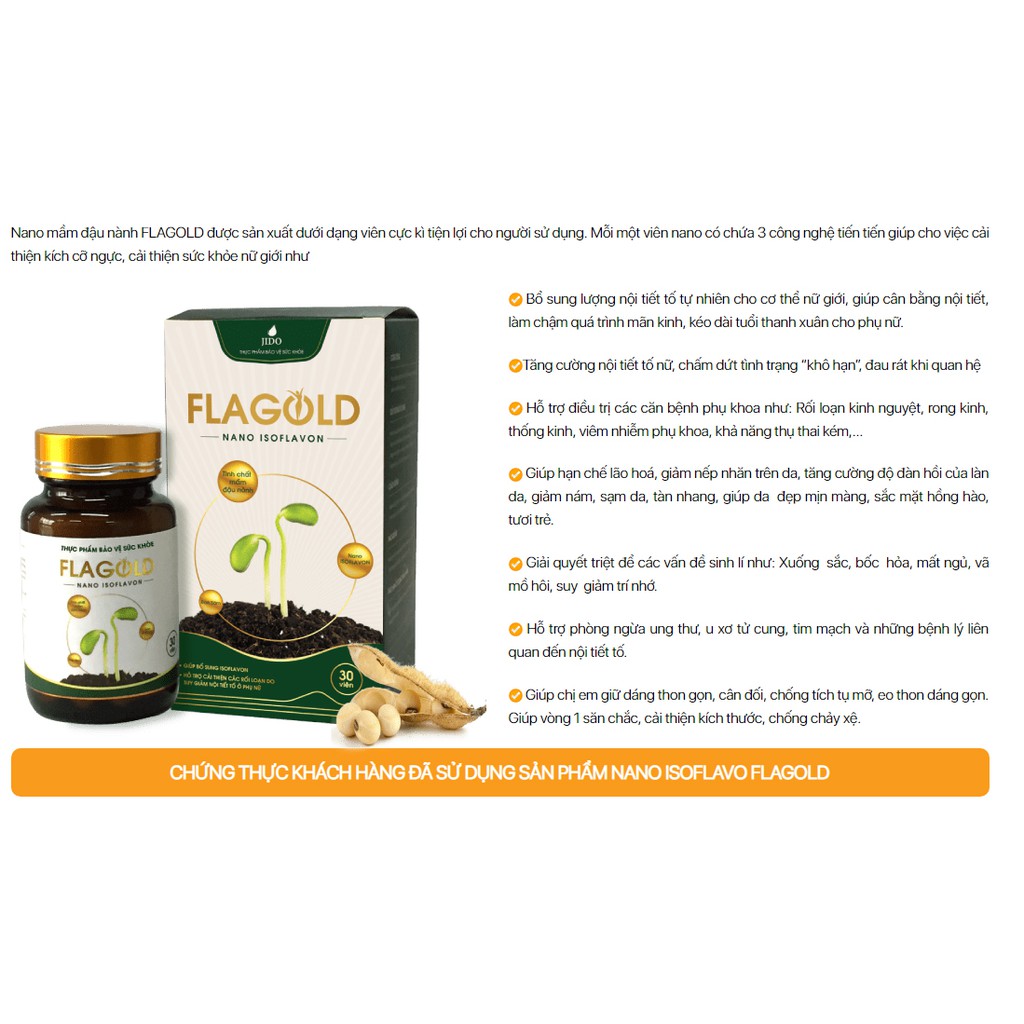 ❣️CHÍNH HÃNG ❣️ 2 Hộp Nano Mầm Đậu Nành Flagold - Dùng hiệu quả ngay từ tháng đầu tiên - SP CỦA VIỆN HÀN LÂM VIỆT NAM | BigBuy360 - bigbuy360.vn