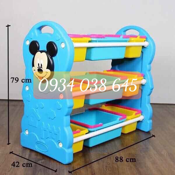 Kệ Nhựa 3 Tầng Cho Trẻ Mầm Non Giá Rẻ | BigBuy360 - bigbuy360.vn