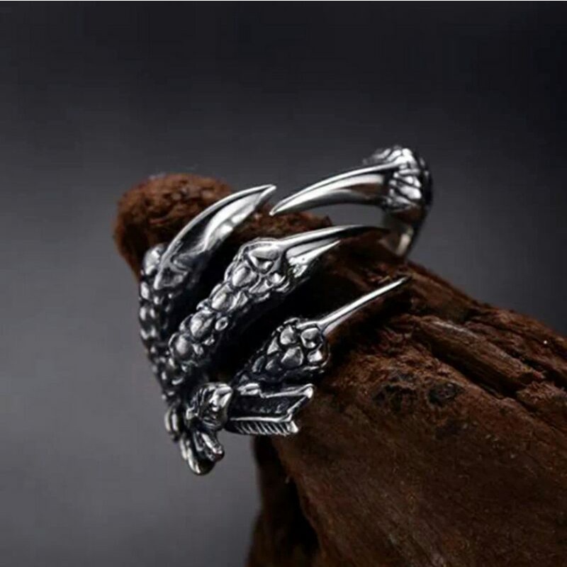 NHẪN MÓNG VUỐT RỒNG CỰC NGẦU
