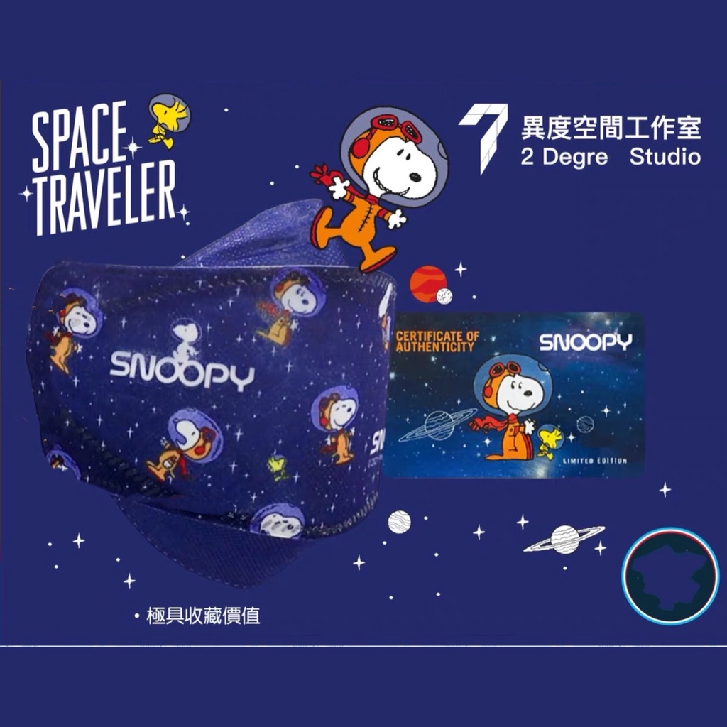 Set 10 / 20 / 50 Khẩu Trang 3 Lớp Dùng Một Lần Họa Tiết Hoạt Hình Snoopy K.N94