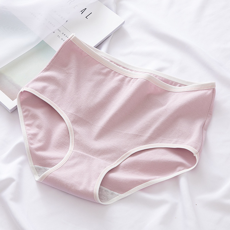 Quần lót nữ cotton trơn cao cấp thoáng khí co giãn kháng khuẩn 220 - HaSong