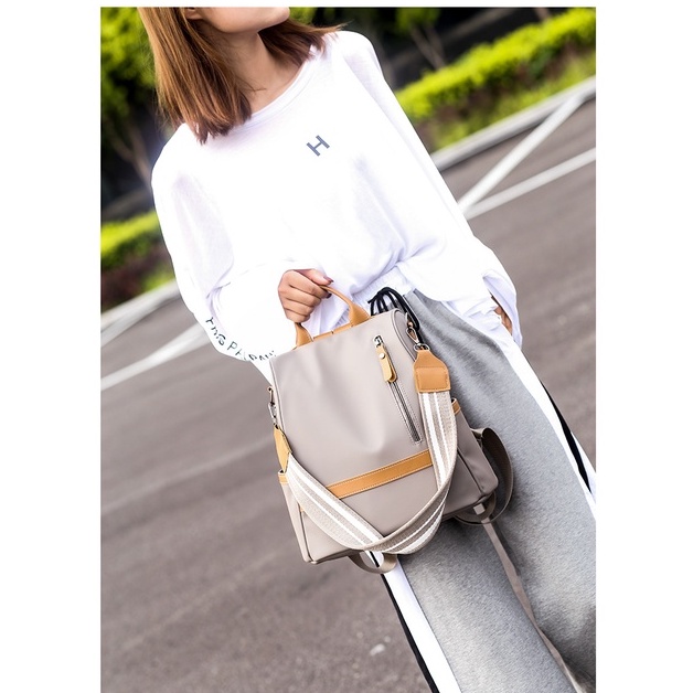 Balo Da PU Trơn Cao Cấp Có Sẵn Giao Ngay Kích thước:30*30*17cm Ba Lô Nữ Jess73
