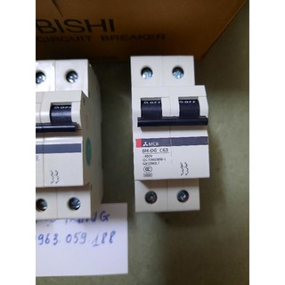 Aptomat míshubishi 2 pha c32a - giá 1 cái