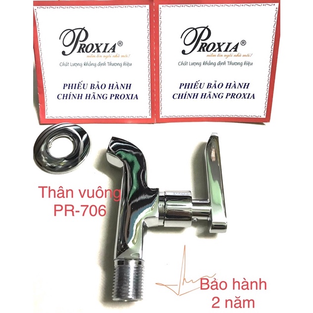 [chính hãng] vòi nước đồng thau cao cấp Proxia - Bảo hành 1,2 năm