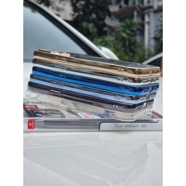 Ốp Lưng Dẻo Viền Màu Có Hỗ Trợ Sạc Không Dây MagSafe Iphone 14,14 Pro,14 Pro Max,13 Pro,13 Pro Max,12 Pro Max Hãng KST