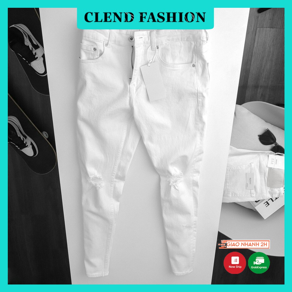 Quần Jean  , Quần Jean Nam Clend Fashion Chất Liệu Bò , Demin Co giãn Thoáng Mát Thời Trang Cao Cấp M2