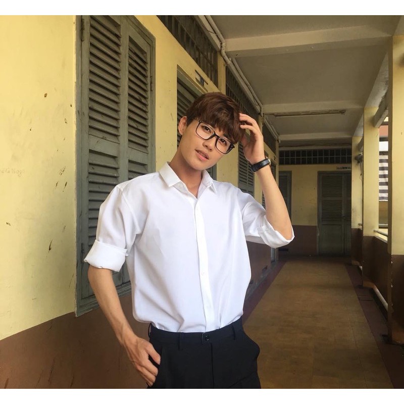 ÁO SƠ MI TRẮNG ĐƠN GIẢN