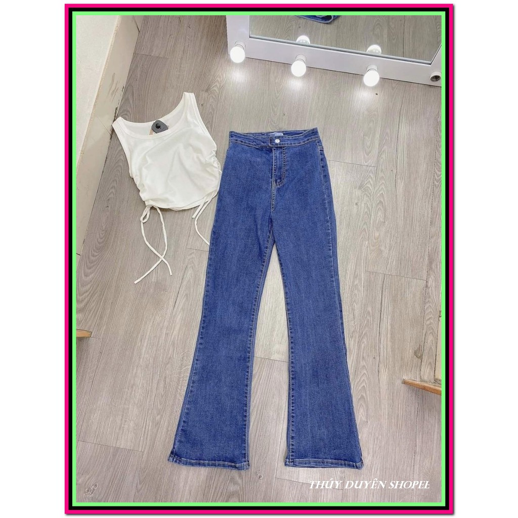 Quần jean nữ ỐNG LOE siêu xịn chất jean giãn tốt fome chuẩn size 26-30 ( 2 màu ) S3W -91