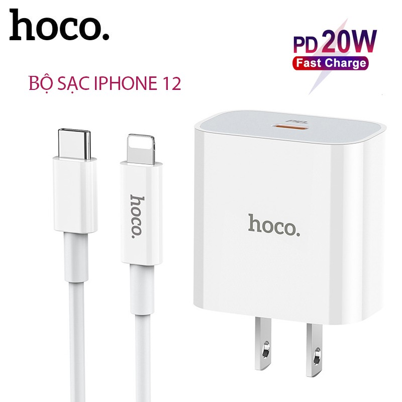 Bộ Sạc Iphone 12 - Sạc Nhanh PD 20W Và QC 3.0 - Hỗ Trợ Từ Dòng Máy Từ Ip7 Đến Ip 12