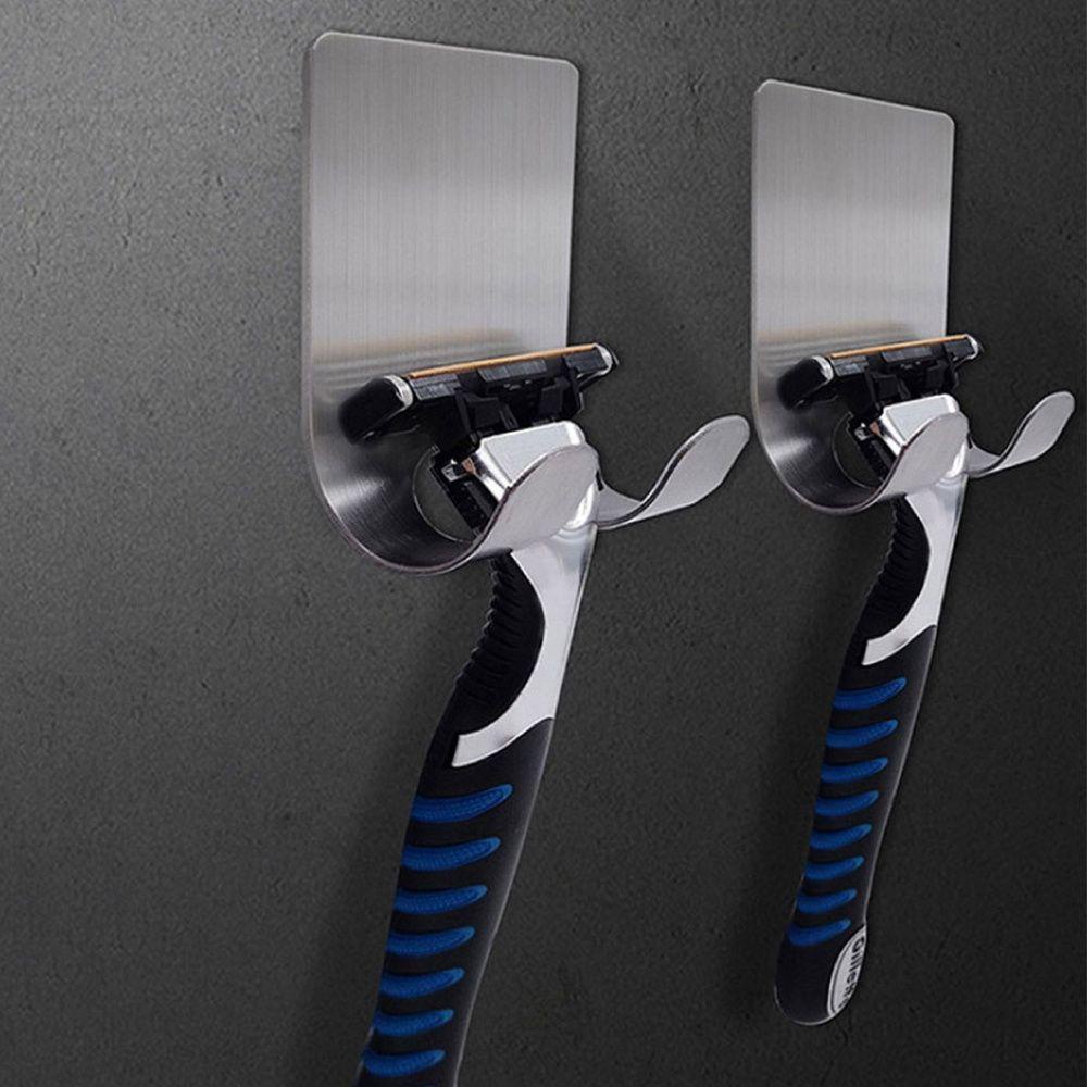 GOGOUP Giá Đỡ Dao Cạo Râu Gắn Tường Không Cần Đục Lỗ Chống Thấm Nước Tiện