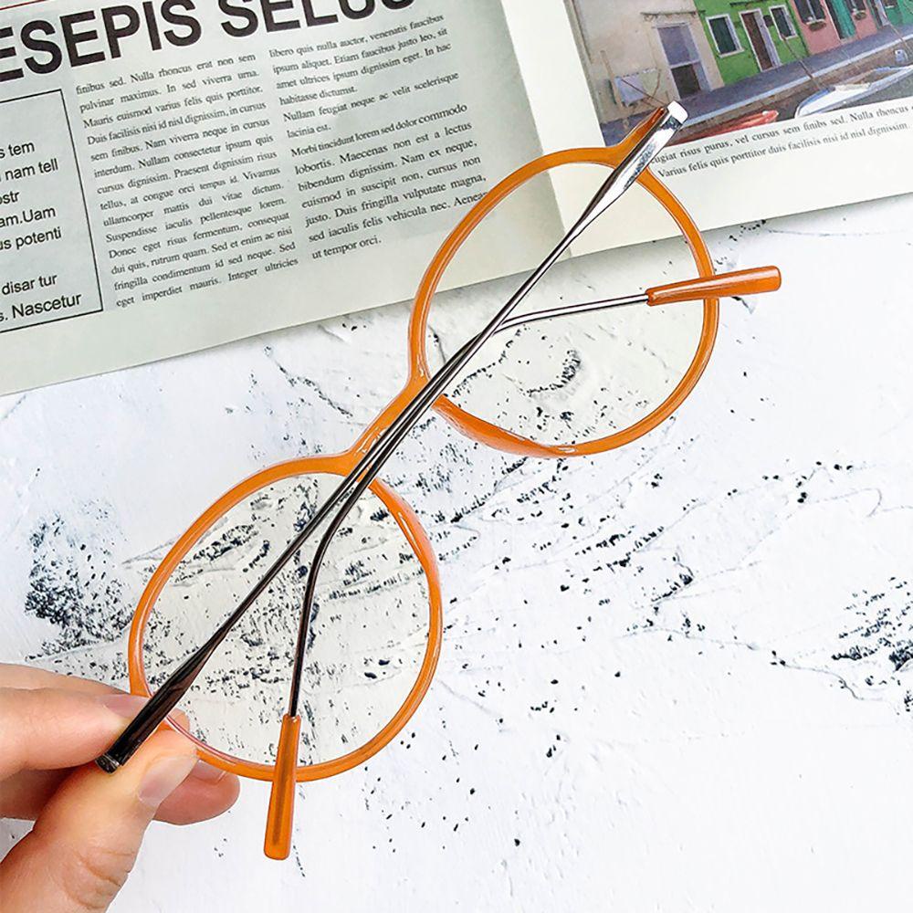 Mắt Kính Gọng Tròn Trong Suốt Chống Bức Xạ Và Ánh Sáng Xanh Thời Trang Cho Nữ