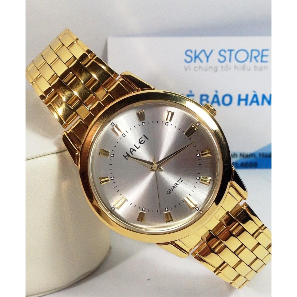 Đồng Hồ Nam Halei Dây Vàng Chống Nước | BigBuy360 - bigbuy360.vn