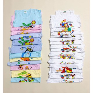 Áo ba Lỗ Màu Trắng Và màu Bosini Nhiều Size