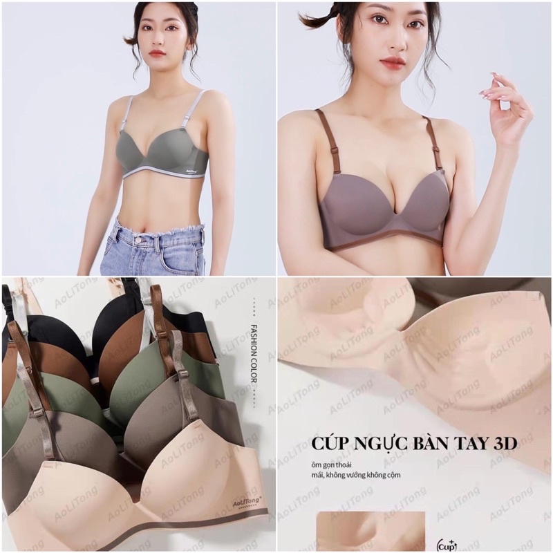 Áo Lót Nữ Softie Su Dúc Aolitong Không Gọng Nâng Đẩy Ngực 2030