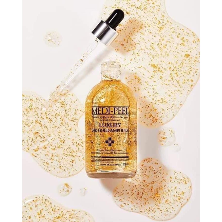 SERUM TINH CHẤT VÀNG MEDI PEEL LUXURY 24K GOLD AMPOULE (Date mới nhất) - HÀN QUỐC