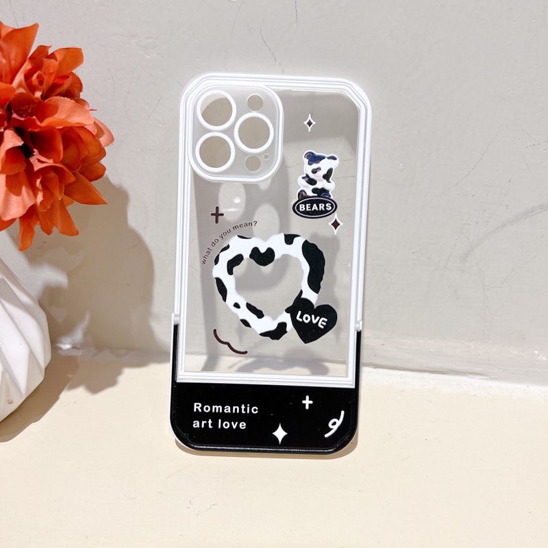 Ốp lưng iphoneỐp Điện Thoại  Kèm Giá Đỡ Tàng Hình Họa Tiết Hoạt Hình Dễ Thương Cho iphone 14 / 13Pro 12 / xs / 6 / 7 / 8PLUSDinuo case