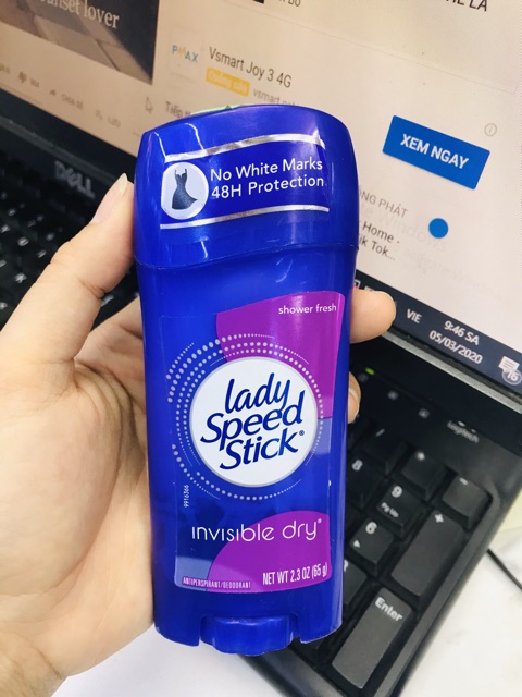 LĂN KHỬ MÙI LADY SPEED STICK INVISIBLE DRY 39.6GR CỦA MỸ